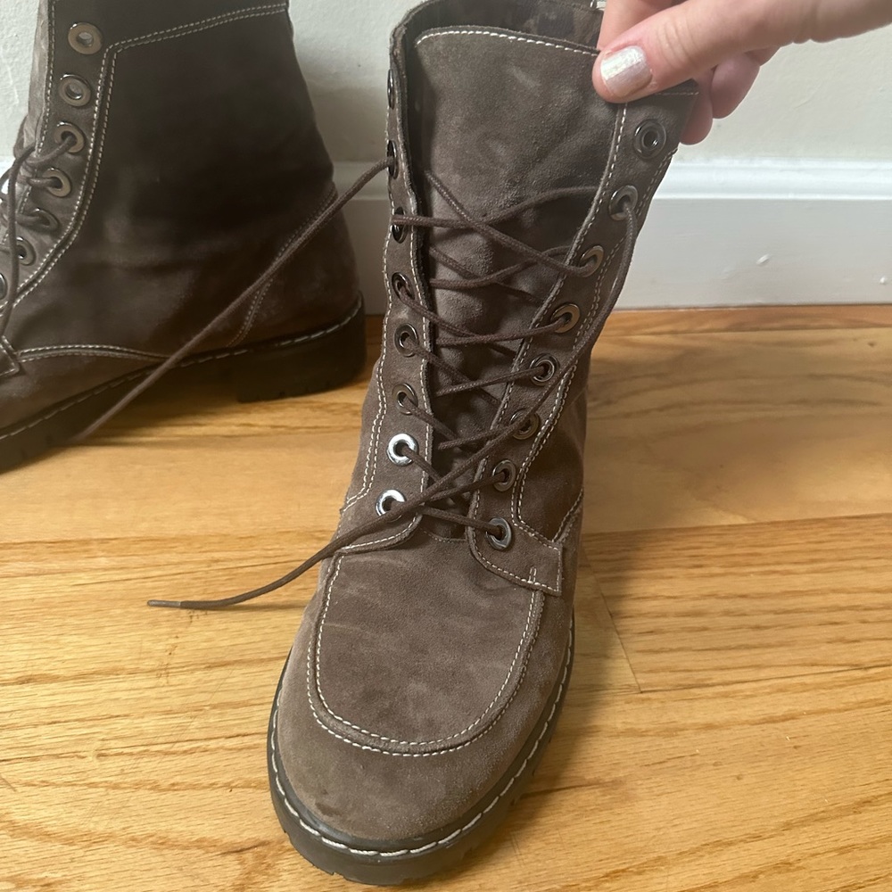 Stuart Weitzman Suede Boots Size 10 - image 7